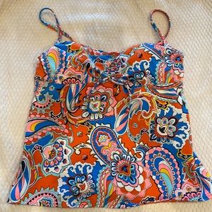 Lands End tankini top size 8